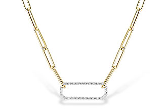 B319-46264: NECKLACE .50 TW (17 INCHES)