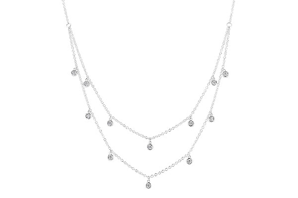 B319-47164: NECKLACE .22 TW (18 INCHES)