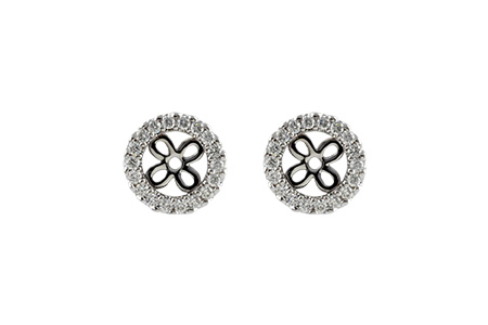 F233-13464: EARRING JACKETS .24 TW (FOR 0.75-1.00 CT TW STUDS)