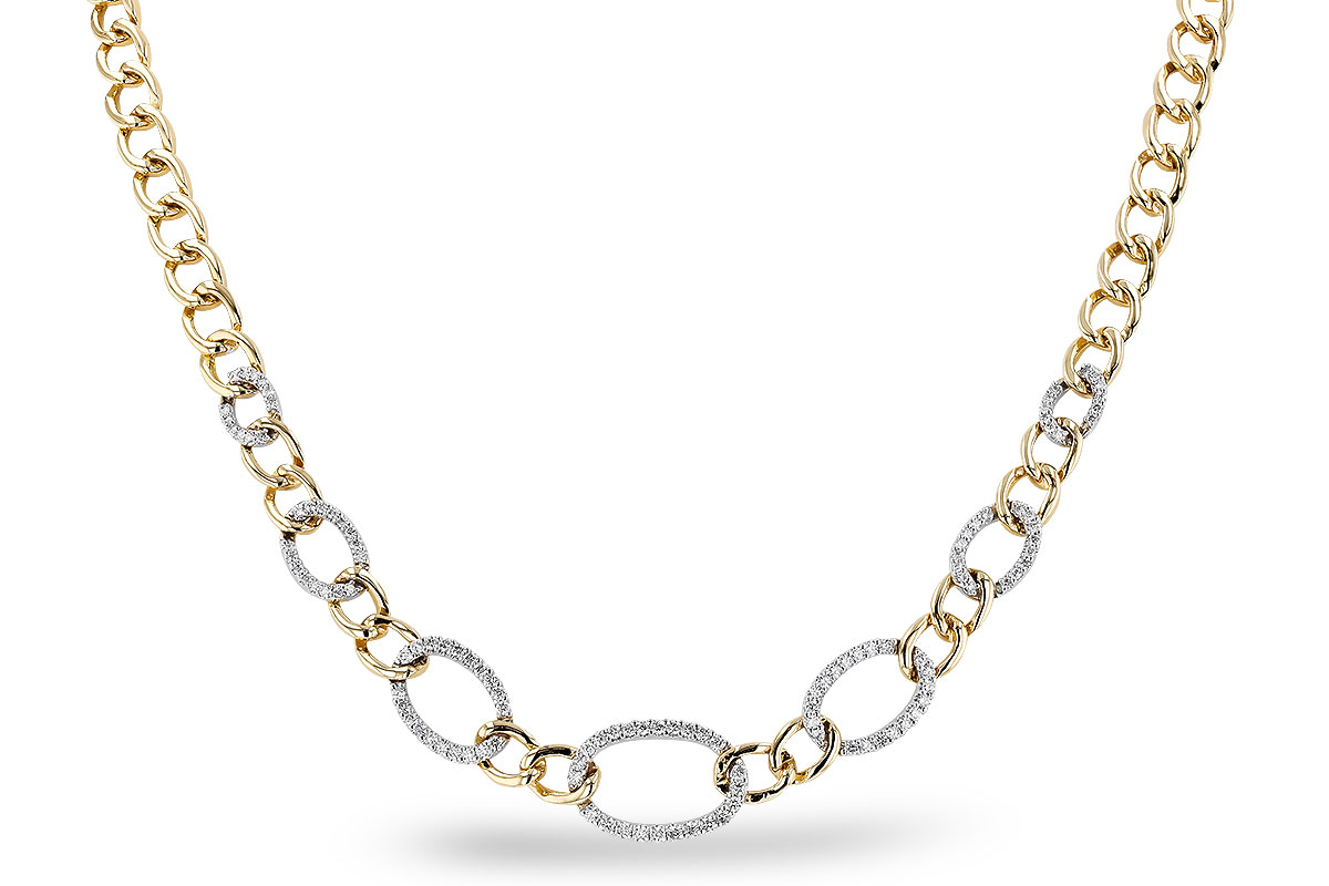 G319-47154: NECKLACE 1.15 TW (17")