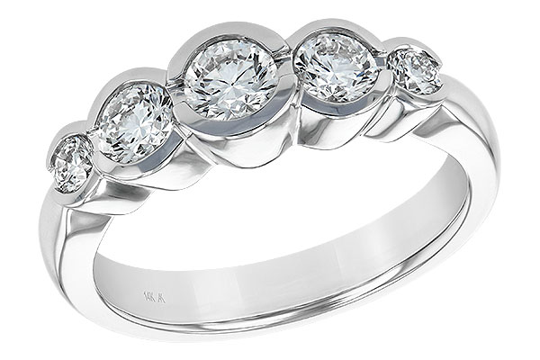 K138-60763: LDS WED RING 1.00 TW