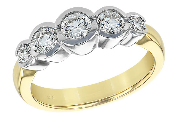 K138-60763: LDS WED RING 1.00 TW