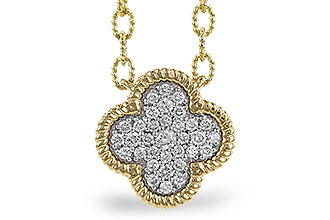 B319-54409: NECKLACE .32 TW (18")