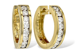 C231-30737: EARRINGS 1 CT TW