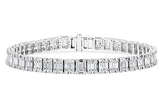 G319-48054: BRACELET 2.72 TW BAGUETTES 4.10 TW