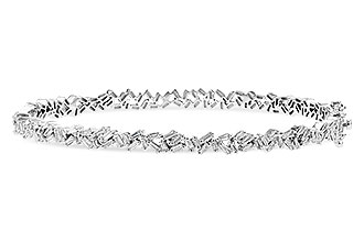H318-56227: BANGLE .84 TW BAGUETTE DIAS