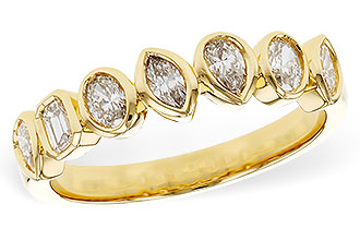 H320-43536: LDS DIA WED RG .62 TW FANCY CUT DIAS