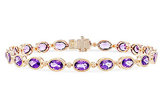 K319-48063: BRACELET 6.86 TW AMETHYST 6.90 TGW