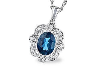 L318-61663: NECK 1.35 LONDON BLUE TOPAZ 1.50 TGW