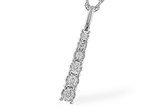 L319-54372: NECKLACE .25 TW
