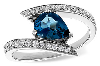 L320-38027: LDS RG 1.04 LONDON BLUE TOPAZ 1.28 TGW (8x6MM)