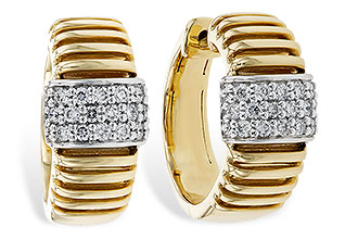 M320-38045: EARRINGS .23 TW